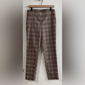 Women’s Brown Plaid Pants
